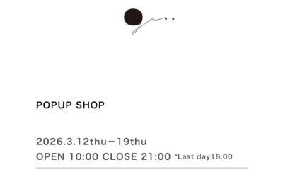 浦和パルコPOPUP SHOPのお知らせ