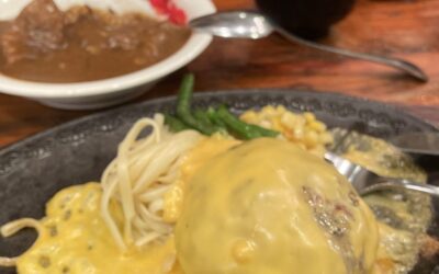 浅草「モンブラン」でハンバーグランチ